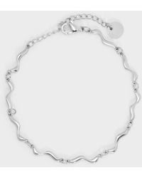Charles & Keith - Emilia Wavy Bracelet - Lyst