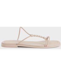 Charles & Keith - Fianna Twist-Strap Slide Sandals - Lyst