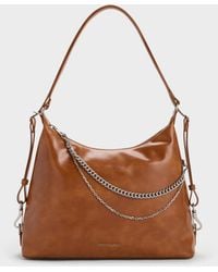 Charles & Keith - Atwood Chain Convertible Hobo Bag - Lyst