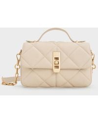 Charles & Keith - Anwen Quilted Top Handle Bag - Lyst