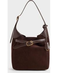 Charles & Keith - Victoria Belted Hobo Bag - Lyst