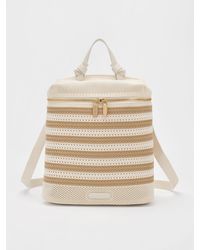 Charles & Keith - Ida Knitted Striped Backpack - Lyst