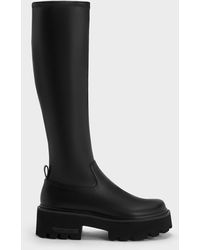 Charles & Keith - Imogen Chunky Platform Knee-high Boots - Lyst