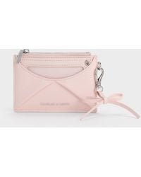 Charles & Keith - Hazel Bow Panelled Card Holder - Lyst