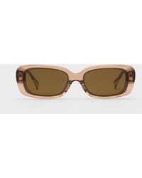 Charles & Keith - Aubrey Rectangular Sunglasses - Lyst