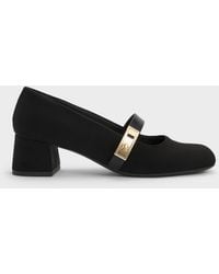 Charles & Keith - Lando Faux Suede Mary Jane Pumps - Lyst