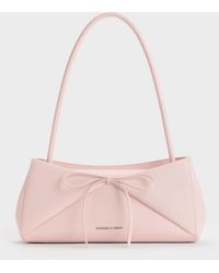 Charles & Keith - Hazel Bow Panelled Shoulder Bag - Lyst
