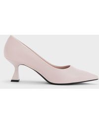 Charles & Keith - Pointed-toe Flared Pumps - Lyst