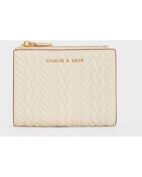 Charles & Keith - Apolline Textured Top-zip Wallet - Lyst