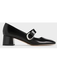 Charles & Keith - Gabine Leather Mary Jane Pumps - Lyst