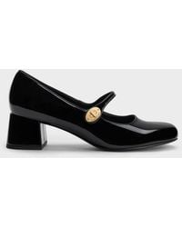 Charles & Keith - Hettie Patent Mary Jane Pumps - Lyst