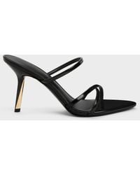 Charles & Keith - Taylen Strappy Heeled Mules - Lyst