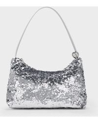 Charles & Keith - Jesmyn Sequinned Two-Way Bag - Lyst