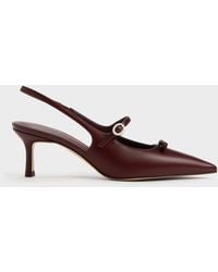 Charles & Keith - Sonali Bow Slingback Pumps - Lyst