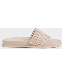 Charles & Keith - Fianna Strappy Slide Sandals - Lyst