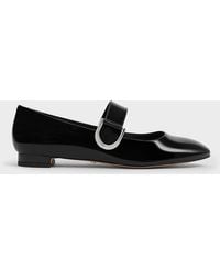 Charles & Keith - Gabine Leather Mary Janes - Lyst