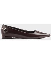 Charles & Keith - Erinna Metallic-Accent Pointed-Toe Flats - Lyst