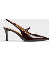 Charles & Keith - Pointed Slingback Mary Jane Pumps - Lyst