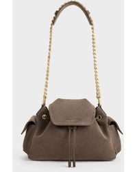 Charles & Keith - Noane Side-pocket Two-way Bucket Bag - Lyst