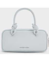 Charles & Keith - Sammie Knotted-Handle Elongated Bag - Lyst