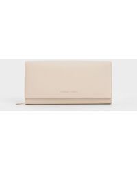 Charles & Keith - Muriel Front Flap Long Wallet - Lyst