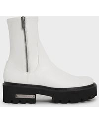 Charles & Keith - Imogen Side-zip Ankle Boots - Lyst