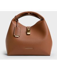 Charles & Keith - Chance Turn-lock Bucket Bag - Lyst