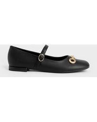 Charles & Keith - Circle Chain-link Mary Janes - Lyst