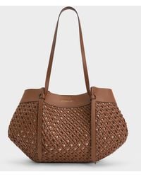 Charles & Keith - Calla Woven Tote Bag - Lyst