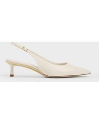 Charles & Keith - Pointed-toe Slingback Pumps - Lyst