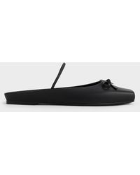 Charles & Keith - Bow Square-toe Ballet Mules - Lyst