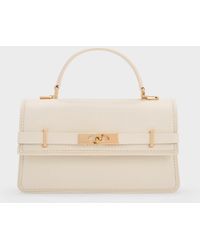 Charles & Keith - Arlet Belted Top Handle Bag - Lyst