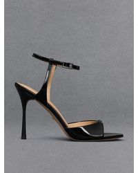 Charles & Keith - Leather Ankle-strap Pumps - Lyst