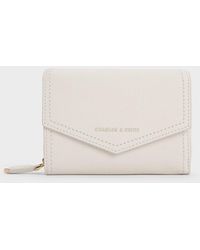 Charles & Keith - Stitch Trim Envelope Wallet - Lyst