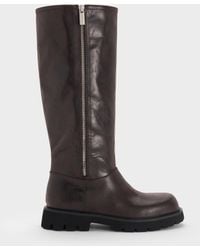 Charles & Keith - Rosamond Knee-High Boots - Lyst