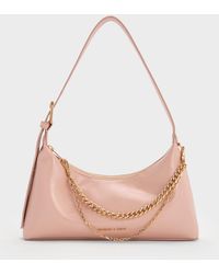 Charles & Keith - Atwood Chain-Embellished Shoulder Bag - Lyst