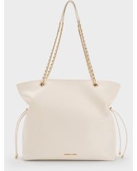 Charles & Keith - Arya Braided-Strap Double-Handle Tote Bag - Lyst