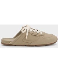 Charles & Keith - Lace-Up Sneaker Mules - Lyst
