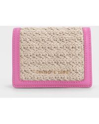 Charles & Keith - Micaela Woven Card Holder - Lyst