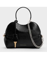 Charles & Keith - Delfina Chain Side-belt Tote Bag - Lyst