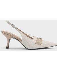 Charles & Keith - Griselda Two-Tone Slingback Pumps - Lyst