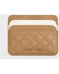 Charles & Keith - Quilted Multi-slot Card Holder - Lyst