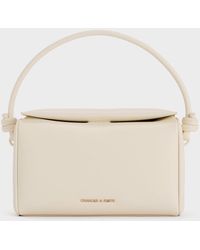 Charles & Keith - Sammie Knotted-Handle Boxy Bag - Lyst