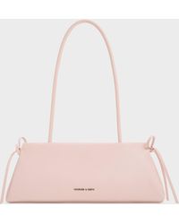 Charles & Keith - Hazel Bow Elongated Trapeze Shoulder Bag - Lyst