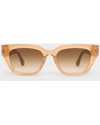Charles & Keith - Recycled Acetate Cat-eye Sunglasses - Lyst