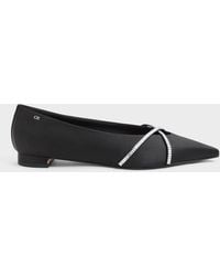 Charles & Keith - Gem Crossover Ballet Flats - Lyst