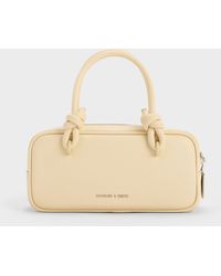 Charles & Keith - Sammie Knotted-Handle Elongated Bag - Lyst