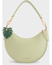 Charles & Keith - Blume Braided Curved Hobo Bag - Lyst
