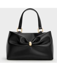 Charles & Keith - Halsey Ruched Top Handle Bag - Lyst