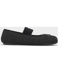 Charles & Keith - Winona Felt Mary Jane Flats - Lyst